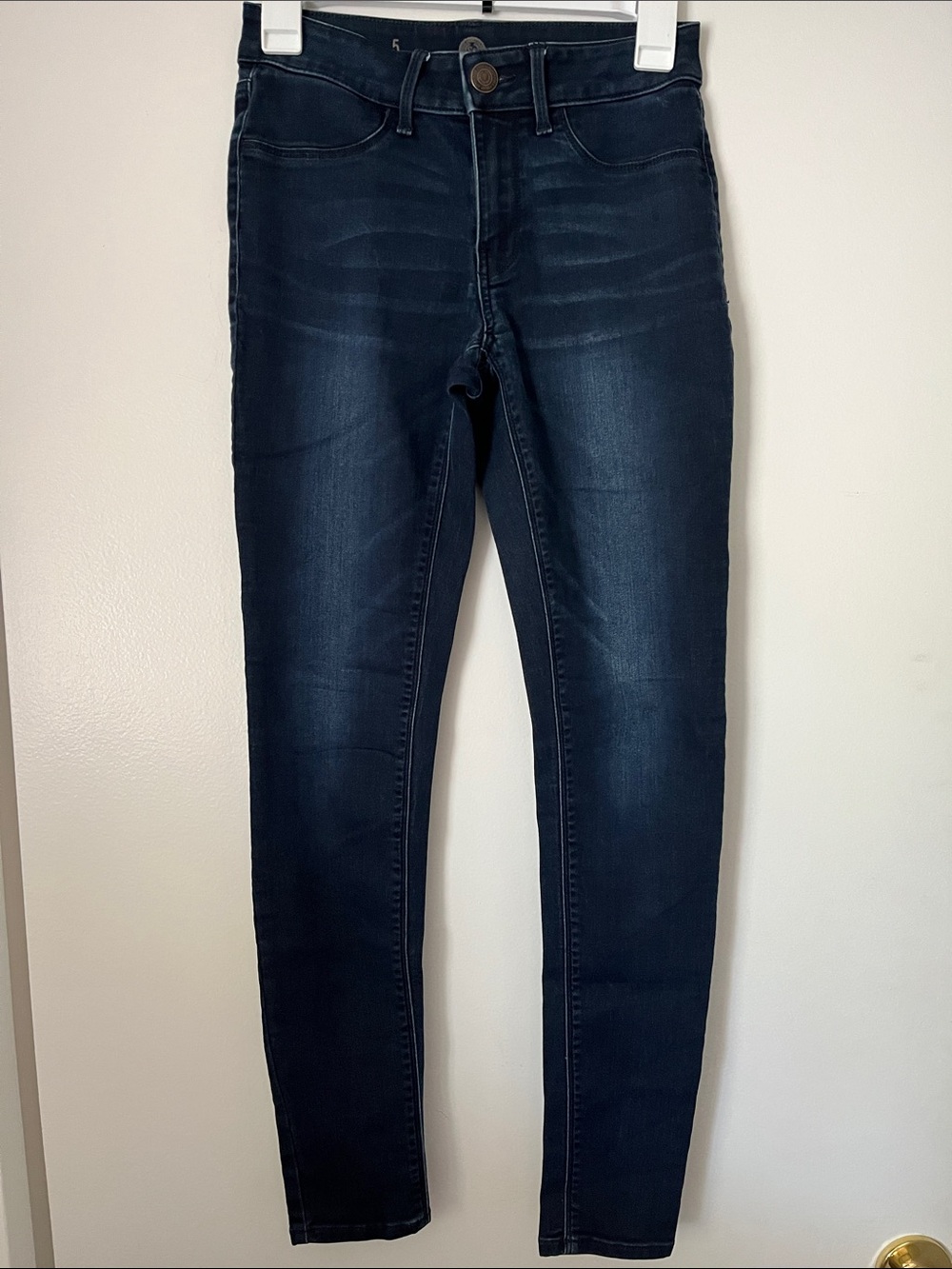 Skinny Stretch Denim Jeggings So Dark Blue Women's Size 5